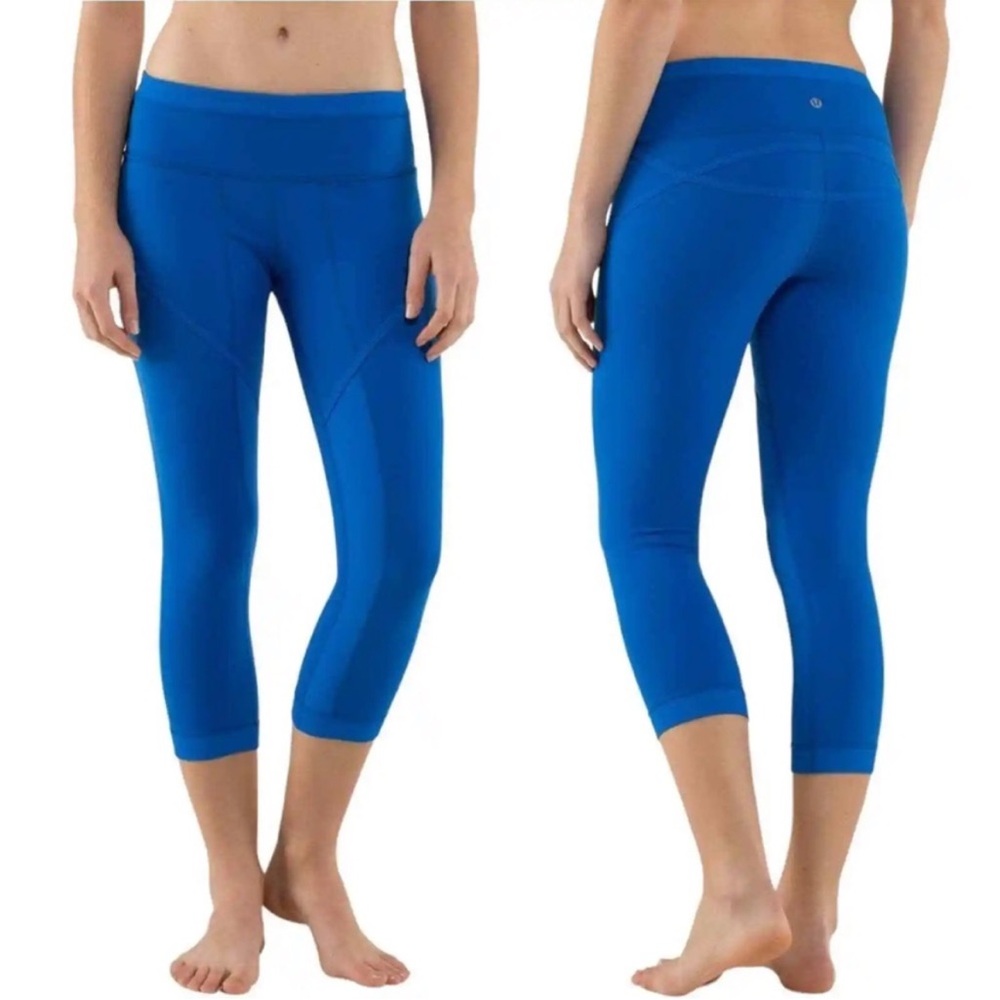 Women’s Lululemon Rollout Crop Capri Leggings Size 8 mid rise